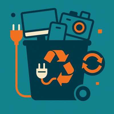 E-Schrott sammeln im Enzkreis: „Jeder Stecker zählt“